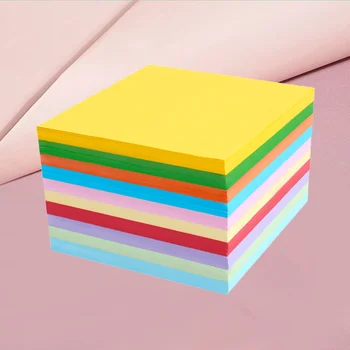 1000pcs 10 Barv Origami Papir Kvadratnih Pisane Dokumente Origami Album Barvne Dokumente& Obrti ( Mešanih Barv )
