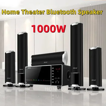 1000W High-power Domov TV, Dnevna Soba KTV Bluetooth Zvočnik Surround Subwoofer Zvočniki 5.1 Domači Kino Sistem Audio Set