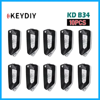 10pcs KEYDIY B34 Univerzalni Daljinski Ključ, 3 Gumbi, Avto Ključ za KD900/KD-X2/KD-MAX Tipko Programer Avto Daljinski Ključ za VW