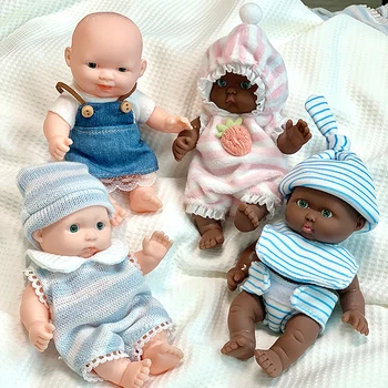1Set Lutke 12 CM Palm Lutke Pižamo Obleko Simulacije Baby Baby Doll Obleko Gor Igrače Za Dekleta, Otroci