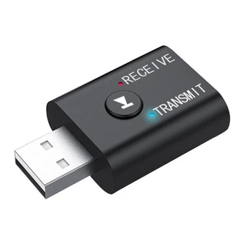 2-V-1 USB Bluetooth Audio (zvok Bluetooth Oddajnik Sprejemnik Adapter Hi-fi Brezžična Zvočna kartica Z 3.5 Mm AUX Kabel Za TV PC Avto