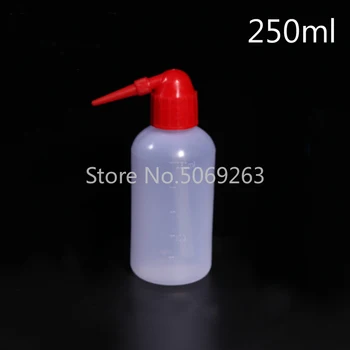 2cps/veliko 250 ml Plastične Laborotary Tatoo Pranje Squeezy Merilne Steklenice za Laboratorijsko Orodja
