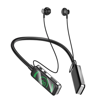 5.3 Visi Vratu Slušalke Brezžične Bluetooth Slušalke Tekaški Športni Gaming Slušalke Super Dolgo Pripravljenosti Za Zmanjšanje Hrupa