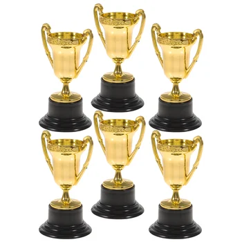 6 Kos Sestavljanke Mini Pokal Otrok Nogomet Igrače Nagrade Plastičnih Trofeje za Otroke