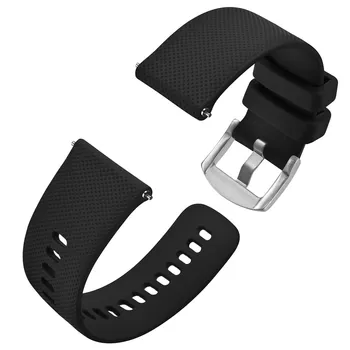 Anbeer Premium Silikonski Watch Band Hitro Sprostitev Gume Watch Trak 16 mm 18 mm 20 mm 22 mm 24 mm Zapestnica za Pametno Gledati