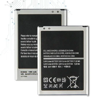 Baterija B500BE B500AE Za Samsung GALAXY S4 Mini I9190 I9192 I9195 I9198 S4Mini Baterije 1900mAh