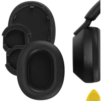 Geekria Earpads za Sony WH1000XM5 Slušalke Zamenjava Slušalke Beljakovin Usnje Blazinic Kritje Blazinic za Popravilo Pene Earmuff