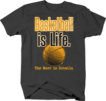 Košarka je Življenje, Ostalo je Podrobnosti Swoosh športna T majica za moške dolge rokave