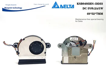 KSB0405HB-DD33 5v0.2a Zvezek 5 cm Turbo Puhalo PWM Nadzor Temperature Hlajenje Ventilator