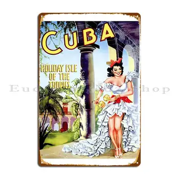 Kuba Kovinski Znak, Oblikovanje, Tiskanje, Oblikovanje Garaža Jama Tin Prijavite Plakat