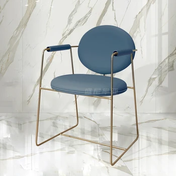Luksuzni Jedilna Miza Stoli Nordijska Elegantno francoski Ovalne Nazaj Tla Posameznih Fotelj Design Poltrona Kuhinjsko Pohištvo MQ50CY