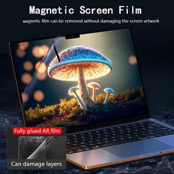 Magnetni Zasebnosti Filter Za Macbook Air 13 13.6 Vsaj 15,3 Palčni M1 M2 Pro 14 16 2021 2023 Anti Modra Svetloba+ HD Mat Magnetni Film