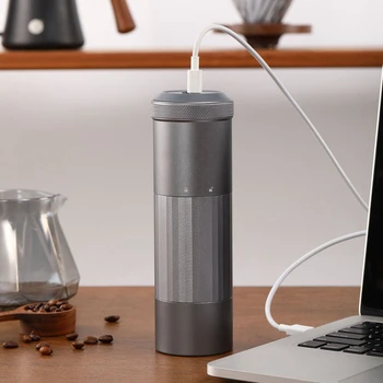 Mlinček Za Kavo, Električni Burr Prenosni Burr Mlinček Za Kavo Nastavljiva & Baterija Za Ponovno Polnjenje
