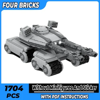 Moc zidarske Opeke Vojaške Model Bojišču Mammoth Tank Tehnologije Modularnih Blokov, Darila, Božični Igrače DIY Določa Skupščina
