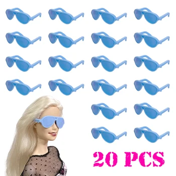 NK 20 Kos/Set Plemenito lutka potovanja design Modra sončna očala plemenito oblačila z igrača 1/6 pribor Za Barbie Lutka igrače Oprema