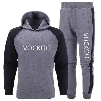 Novi Jesenski in Zimski Šport Moški 2-delni Majica + Sweatpants, Šport Hoodie, Priložnostne oblačila za Moške