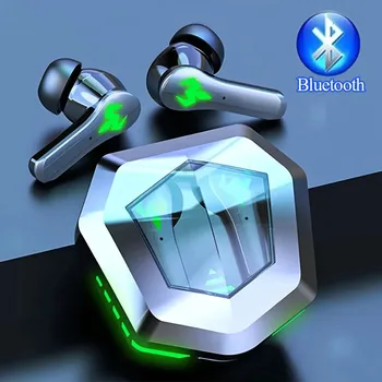 Original N35 Brezžična tehnologija Bluetooth 5.2 Slušalke Zmanjšanje Hrupa Touch Kontrole Čepkov Gaming Slušalke Glasbe HD Kliče Slušalke