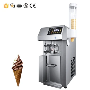 PBOBP Debelo Števec 1 Okus Soft Sladoled Maker Pralni Komercialne Sadni Sladoled, ki Stroj