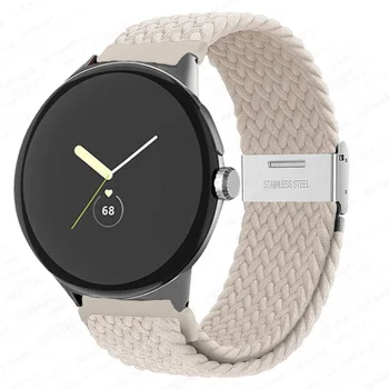 Pleteni solo zanke traku za Google Pixel Watch 2 Band Smartwatch Pribor Elastično Zapestnico correa Pixel Watch Aktivno band