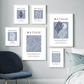 Povzetek Matisse Obraz Cvet Koralni Picasso Wall Art Platno Slikarstvo Nordijska Plakatov In Fotografij Stenske Slike Za Dnevna Soba Dekor