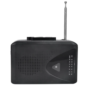 Prenosni Kasetni Trak Predvajalnik Walkman vgrajeni Zvočniki AM/FM Radio S 3,5 Mm Eeadphone Jack Stereo Trak Predvajalnik Glasbe Trajne