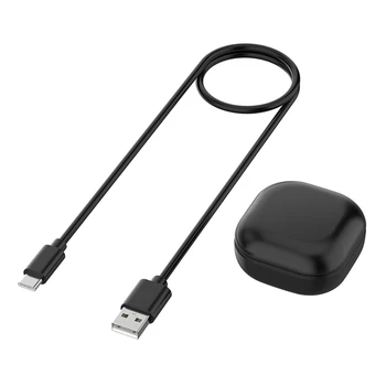 Prenosni USB Polnjenje Polje Za Samsung Galaxy Brsti Pro SM-R190 Brezžične Slušalke, Polnilnik Primeru Dock Kabel