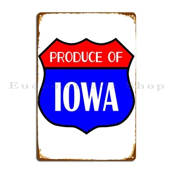 Proizvajajo Iowa Kovinske Plošče, Pub Stenski Dekor Letnik Oblikovalec Garaža Tin Prijavite Plakat