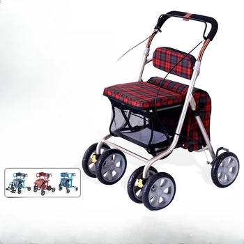 Starejši vozička se lahko uporabljajo krat pomoč pri nakupovanju, in zložljivi je luč izvajanje