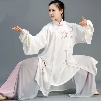 Tai Chi Oblačila Visoke Kakovosti Wushu Kung Fu Uniforme Borilne Veščine Wing Chun Obleko Barve Priložnostne Tradicionalni Kitajski Kostume 12486