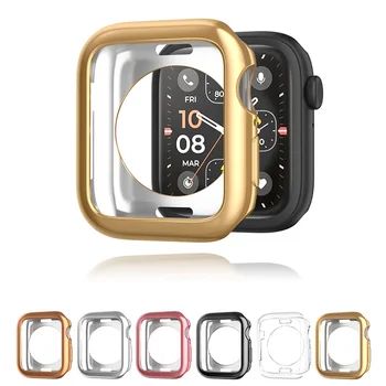 TPU Cover Za Apple Watch Primeru, 45MM 41MM 44 42 40 mm 38 MM Št Screen Protector odbijača pribor iwatch series 9 8 7 JV 6 5 4 3