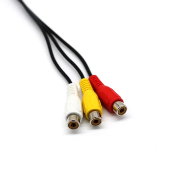USB Moški 3RCA RGB Ženski AV Avdio Kabel Pretvornik Kabel