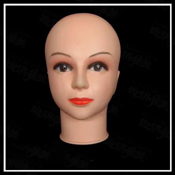 Visoka Raven Modi PVC Glavo Manekenka Nov Slog Plastično Glavo Model Na Prodajo