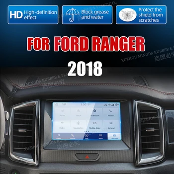 Za Ford ranger 2018 8inch Avtomobilsko Navigacijo, Kaljeno Steklo Screen Protector Film Auto Notranje zadeve Zaščitna Anti-scratch Film