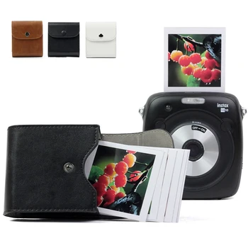 Za Fujifilm Instax Mini Film Vodotesno PU Usnje Foto Skladiščenje Vrečka Vrečka Pocket Primeru za fuji Kvadratnih SQ20 SQ10 SQ6 Fotoaparat