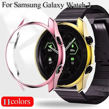 Zaščitni ovitek Za Samsung Galaxy Watch 3 45mm 41mm Watch Mehko TPU Nanašanje Zaščitnih Odbijača Primerih Galaxy Watch 3 Pribor