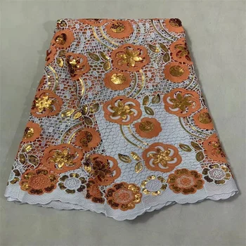 Čipke tkanine Tiste Visoke Kakovosti Afriške Guipure Kabel Čipke Tkanine Nigerijski Vodi Topen Čipke za Šivanje Ženske Stranke Obleke
