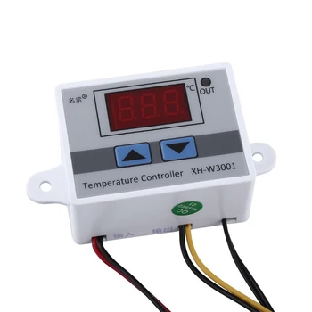 2X 12V Digitalni LED Temperaturni Regulator Termostat za Nadzor Stikalo