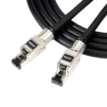 CAT6a S/FTP Kabel Ethernet Dual-shield 23AWG Oxygen-free Copper 10Gbps za Zvočni Mešalnik, IDMX Razsvetljavo, HDBeasT, LED Sistem, 100m